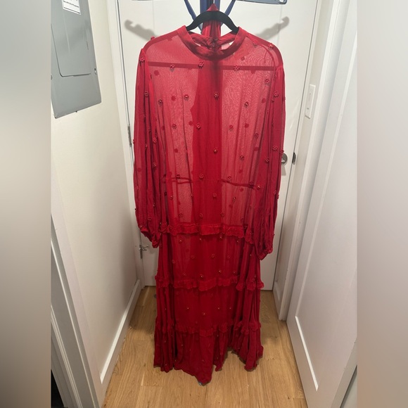 FARM Rio Red Maxi Dress - Picture 4 of 4
